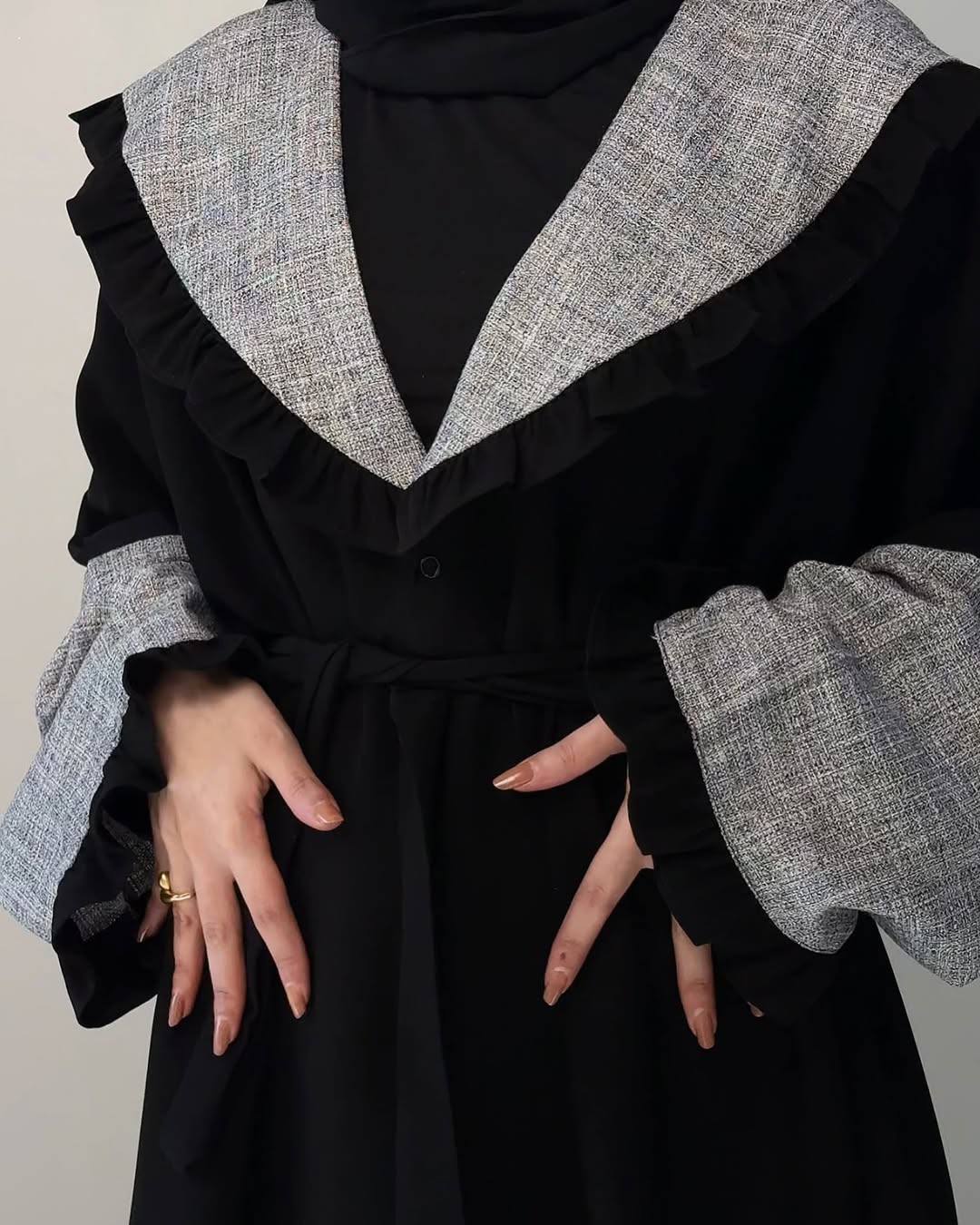 عباية بحزام – أناقة رمضانية